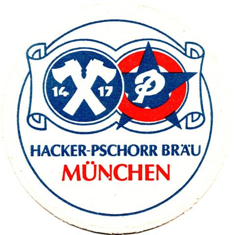 münchen m-by hacker haps rund 1a (215-hacker pschorr münchen-blaurot)